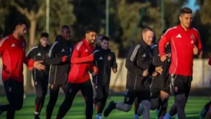 تدريبات الأهلي المكثفة تحضر الفريق لمواجهة الجيش الملكي في المواجهة الحاسمة